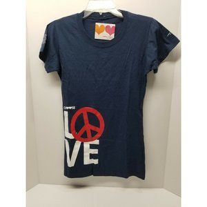 CHOOSEY CHICKS "BeChoosey" Blue T-Shirt Short Sleeves Tag Size Medium NWT